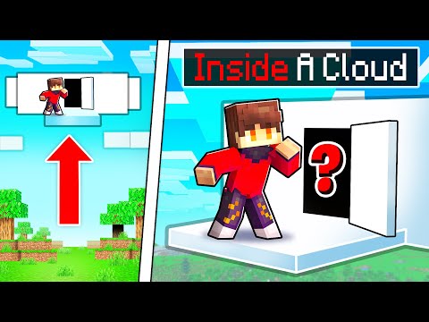 I Found a SKY BASE Inside a CLOUD in Minecraft!