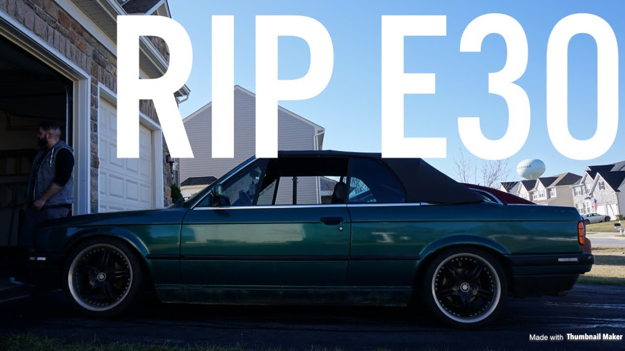 THE E30 HAS AN OIL LEAK??