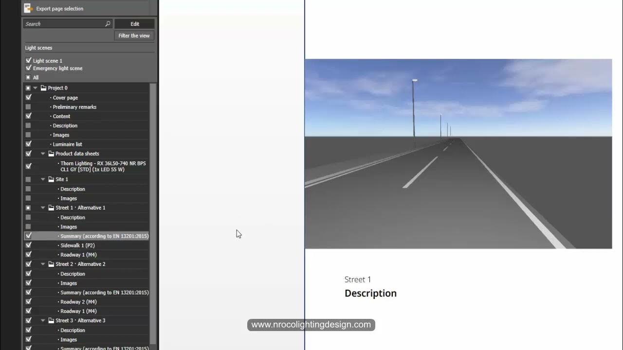Documentation for Road Lighting Design YouTube