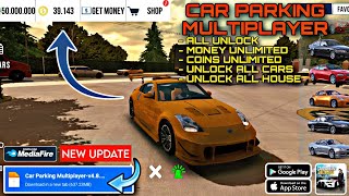 V4.8.11!! All unlock Car parking multiplayer mod terbaru || unlimited coin & money