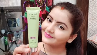 Lakme 9to5 naturale cc cream spf30 pa++ demo | how to apply cc cream perfectly | RARA |