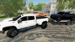 We repo a Race Car and Race truck back to dealership | Farming Simulator 22