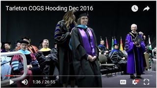 Tarleton COGS Hooding Dec  2016