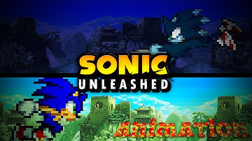 Sonic Unleashed Sprite Animation: Sonic Transforms!
