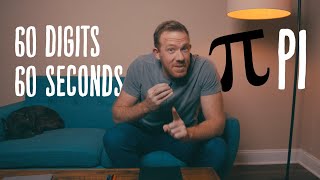 Memorize 60 Digits of PI (π) in 60 Seconds #Shorts