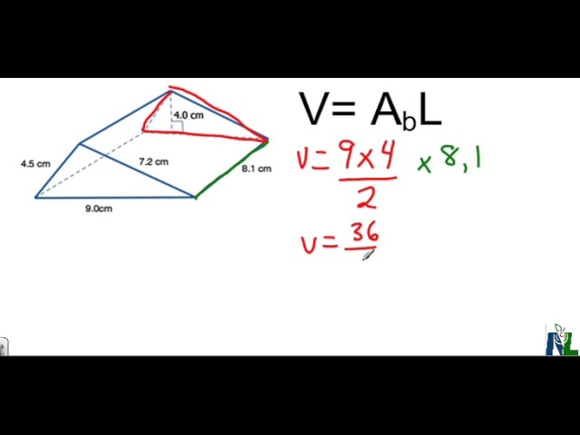 Prisme triangulaire : formules et calcul de volume et d'aire