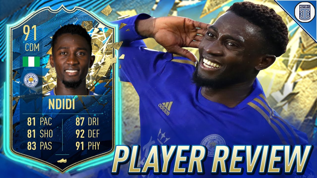 91 TEAM OF THE SEASON SO FAR NDIDI PLAYER REVIEW! TOTSSF NDIDI - FIFA 20 ULTIMATE TEAM