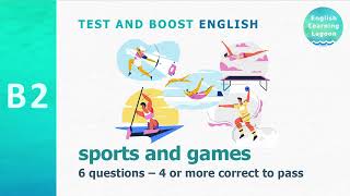 Sports and games vocabulary test – B2 Level screenshot 5