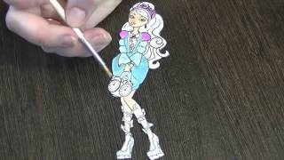Coloring for kids- Ever After High.  Ashlynn Ella