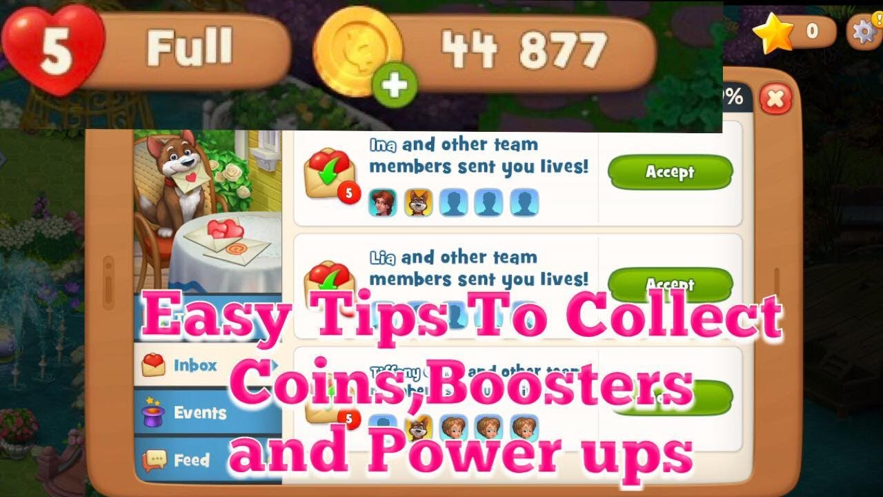 EASY TIPS TO COLLECT A LOT OF COINS In | GARDENSCAPES