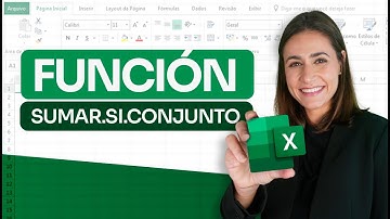 SUMAR.SI.CONJUNTO: sumar valores usando una o más condiciones en Excel