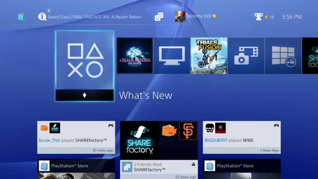 PS4 Firmware 1.70 Tour