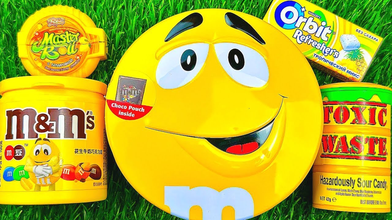 3 Minutes Satisfying with M&M'S Candy Box with Inside Out 2 Play Doh Transforms to Soccer Balls ASMR