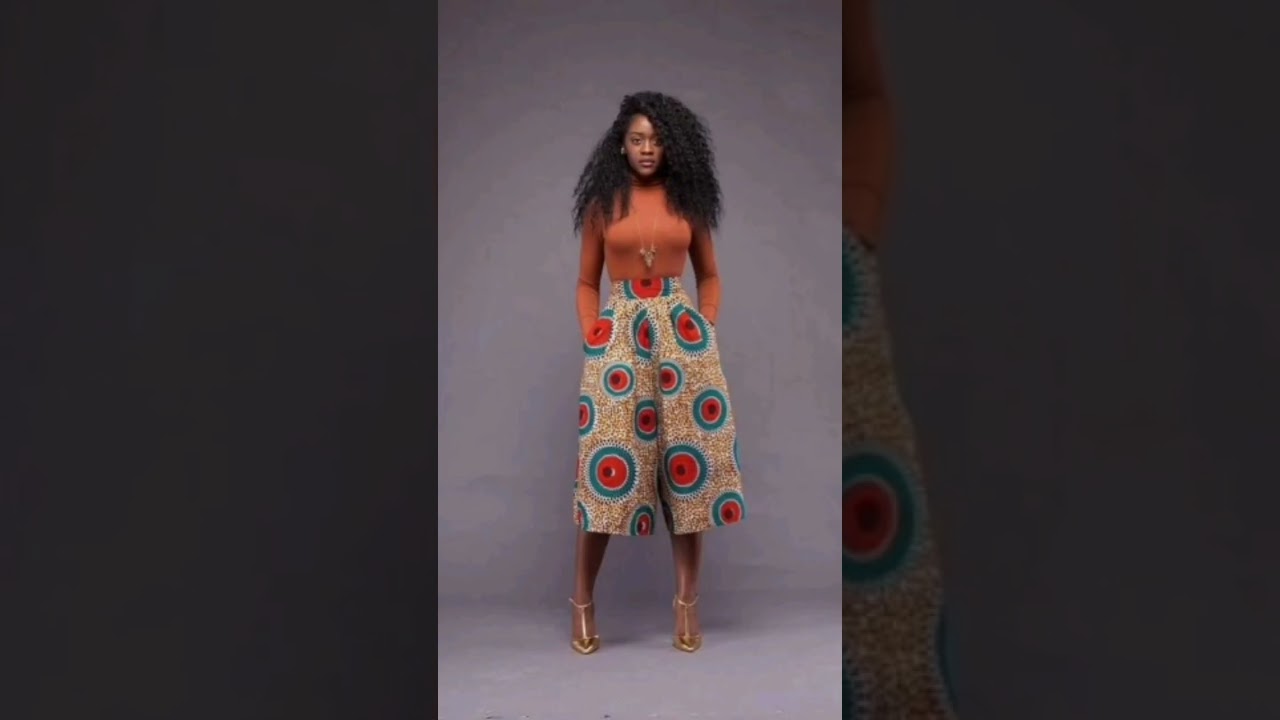 Stylish African wax prints work outfits