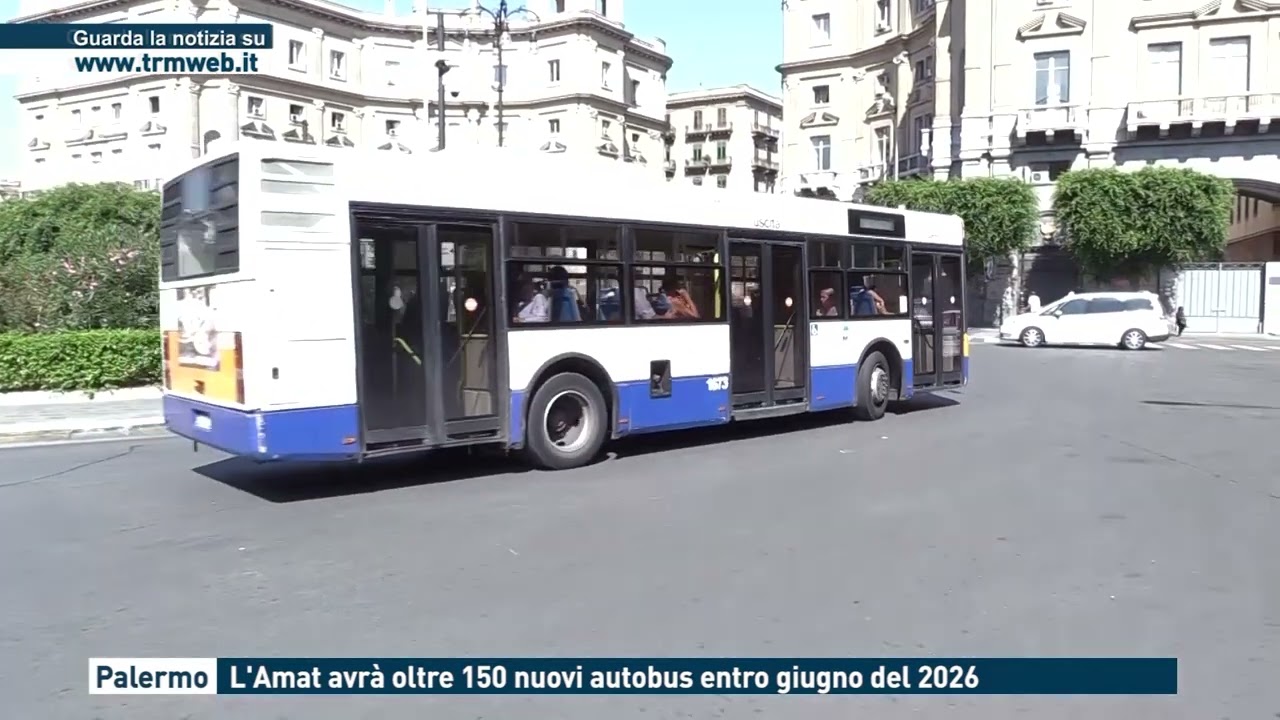 Palermo - L'Amat avrà oltre 150 nuovi autobus entro giugno del 2026