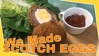 Daily Vlog 3 How To Make Scotch Eggs for the first time.