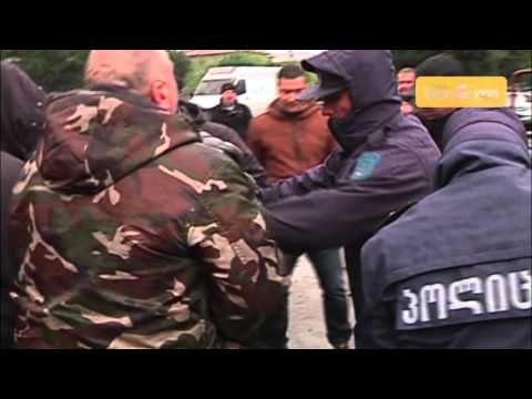 ზუგდიდში მძღოლების აქციაზე ერთი პირი დააკავეს