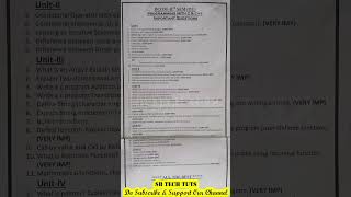 DEGREE BCOM C & C++(SEM 2) IMPORTANT QUESTIONS | OU | #sbtechtuts #shortvideo #viralvideo #shorts