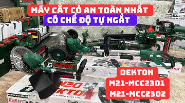 💥XEM NGAY 👉 máy cắt cỏ pin Dekton AN TOÀN cho người dùng✨M21 MCC2301 & MCC2302 siêu chất lượng