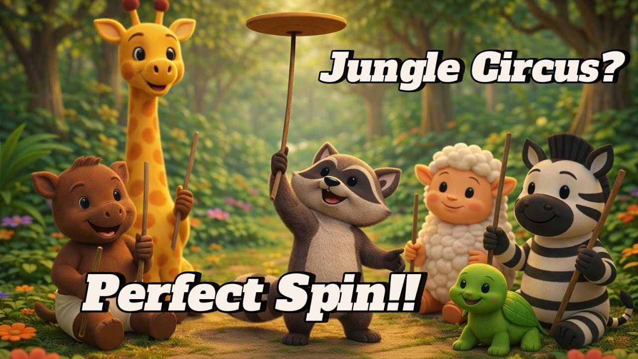 🎪 Circus in the Jungle 🎪 #cartoon #animation #animalstories #kidsvideo #bedtimestories #kids