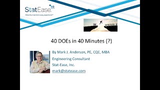 Famous 40 DOEs in 40(ish) Minutes Profile
