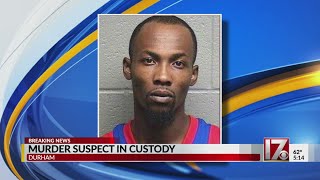 Police: Murder suspect at center of Durham manhunt captured in Cary