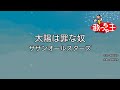 【カラオケ】太陽は罪な奴 / サザンオールスターズ