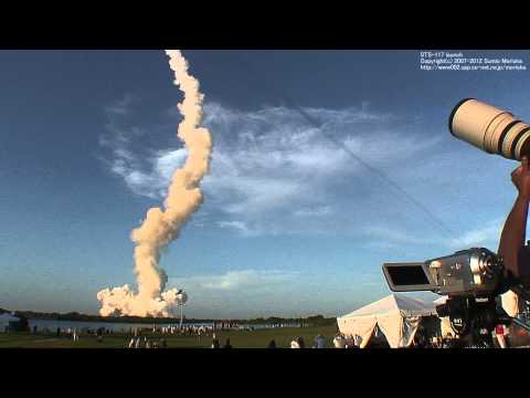 [HD] Real Sound of Space Shuttle STS-117 Launch, 3 miles