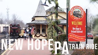 North Pole Express Train New Hope, PA & Peddler's Village