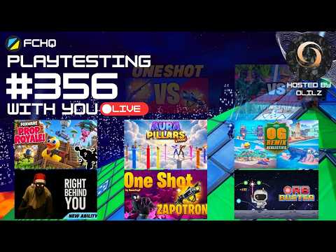 🔴 Feature Friday Testing Week 356 |Testing UEFN Maps WITH YOU LIVE!