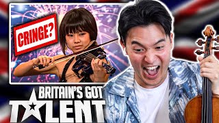 CRINGE or COOL? Pro Violinist Reacts to Britain’s Got Talent