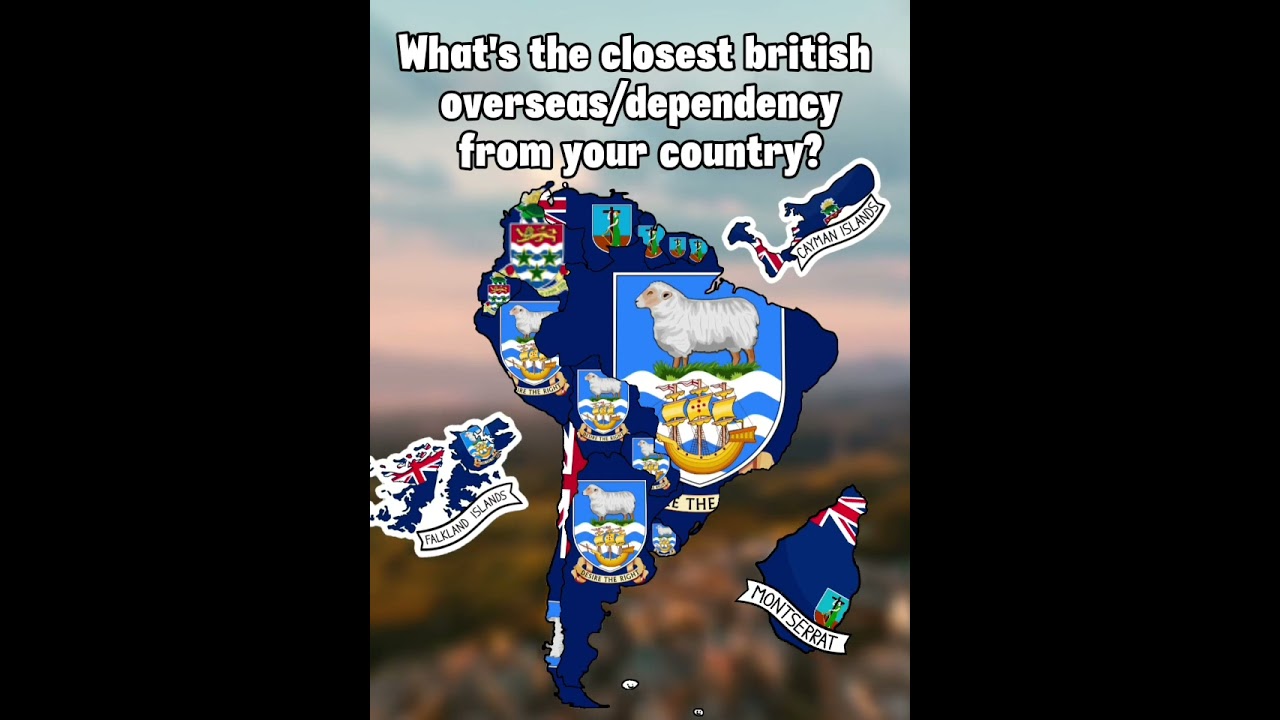What's the closest british overseas territory from South America? 