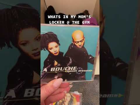 What's in my Mom's gym locker??