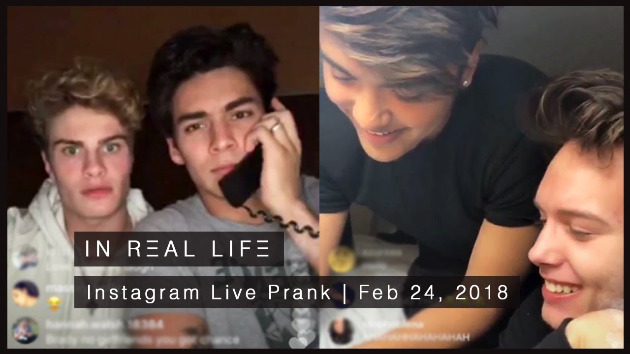 In Real Life | Instagram Live Prank (02.24.18)