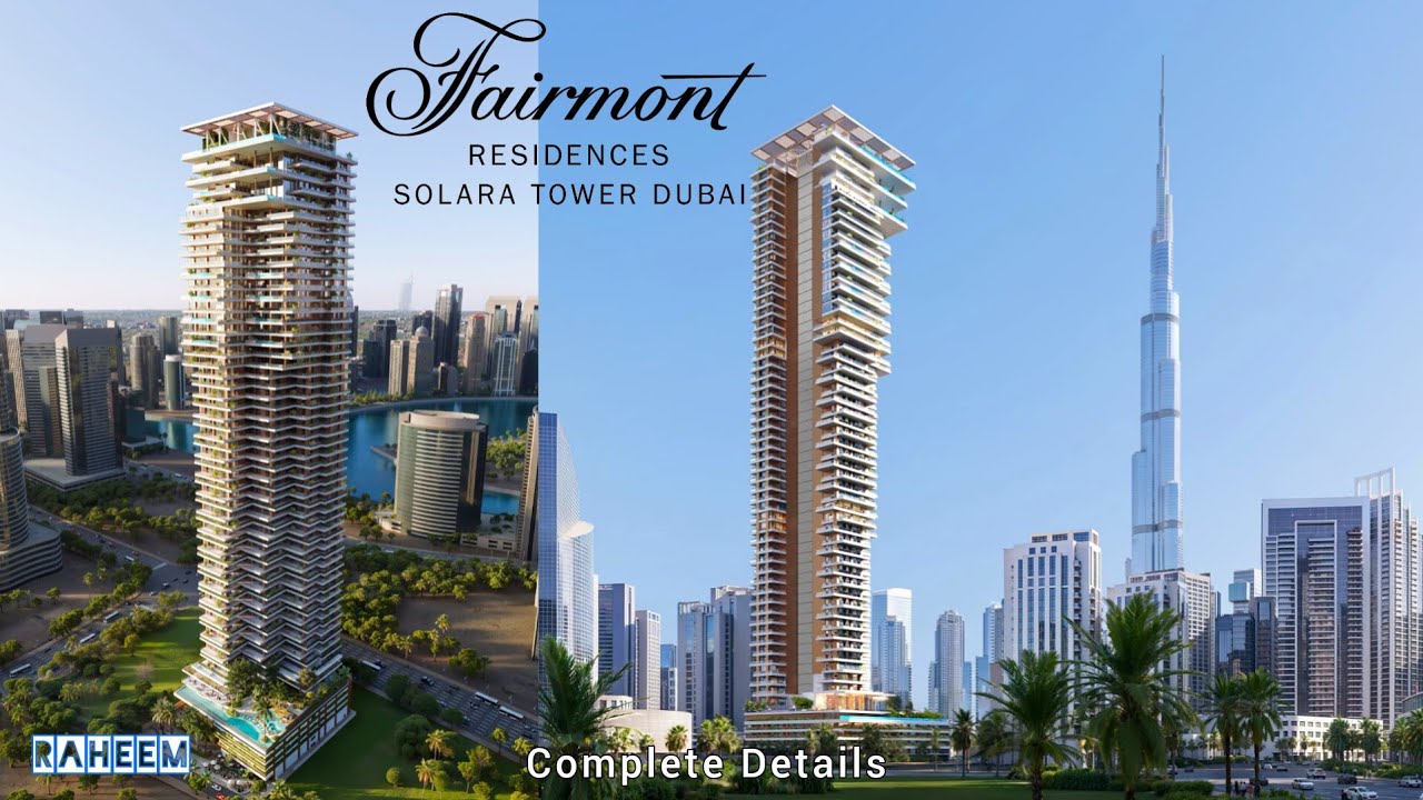 Fairmont Residences Solara tower downtown dubai