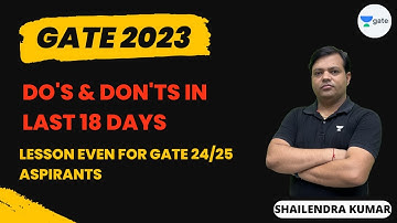 GATE 2023 I Do