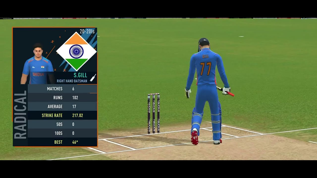 Hit 6 six in a over 💥 Real cricket 24 game 🎮 Gill vs marsh 