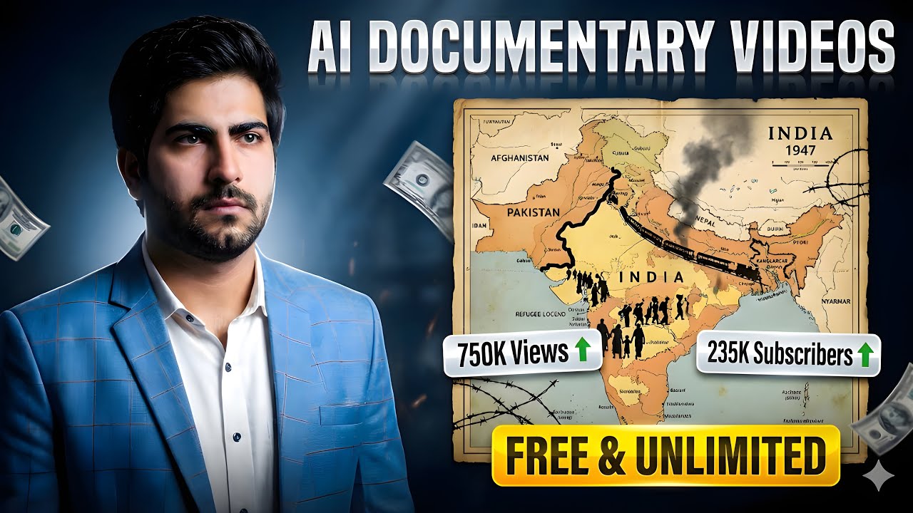 AI Documentary Video Making Tutorial✅ | Free Tools, No Watermark!