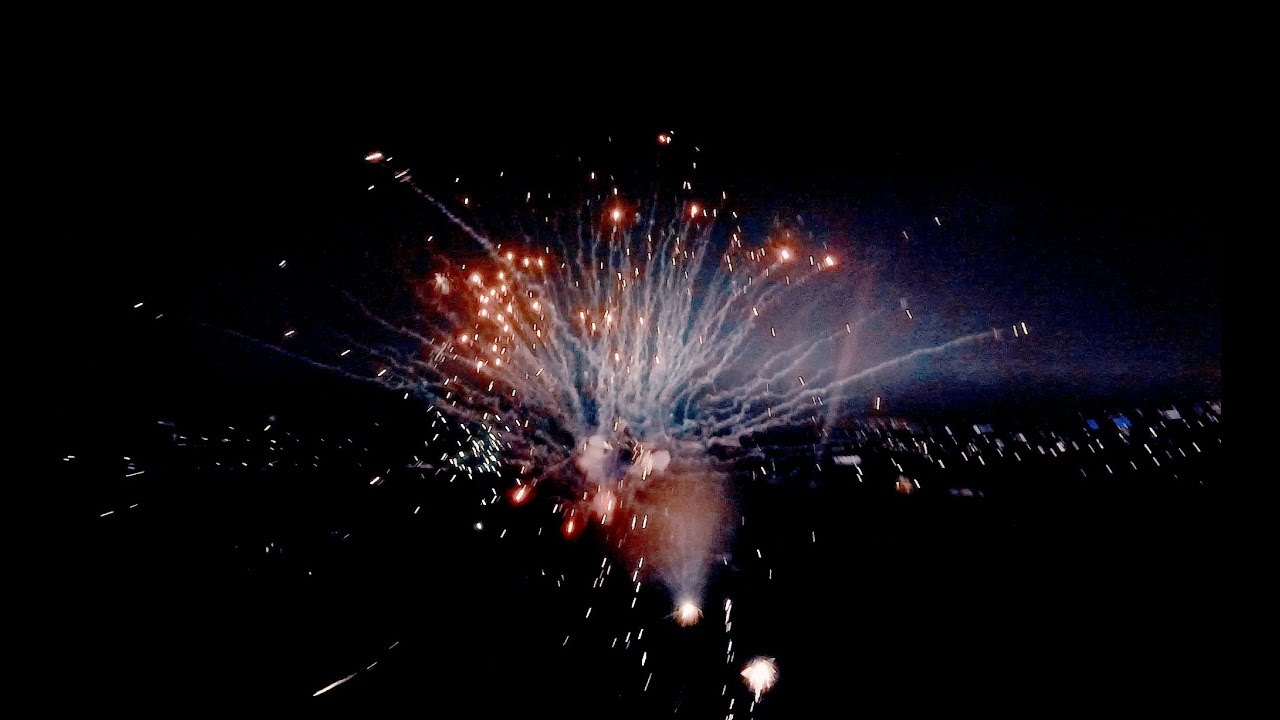 FPV Freestyle Drone Through Fireworks - New Year`s Eve Warsaw 2017/2018 - YouTube