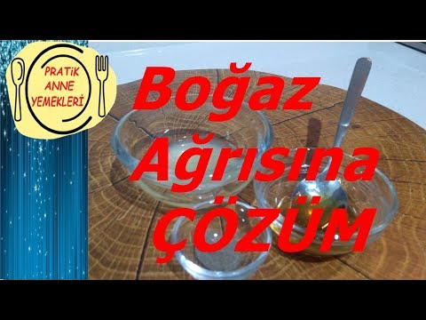 Boğaz Ağrısına Doğal Ve Hızlı Çözüm