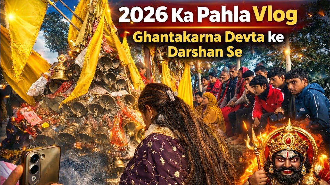 Ghantakarna Devta (Ghandyal)  ll  Naye Saal Ke Din Mandir Darshan Part 2