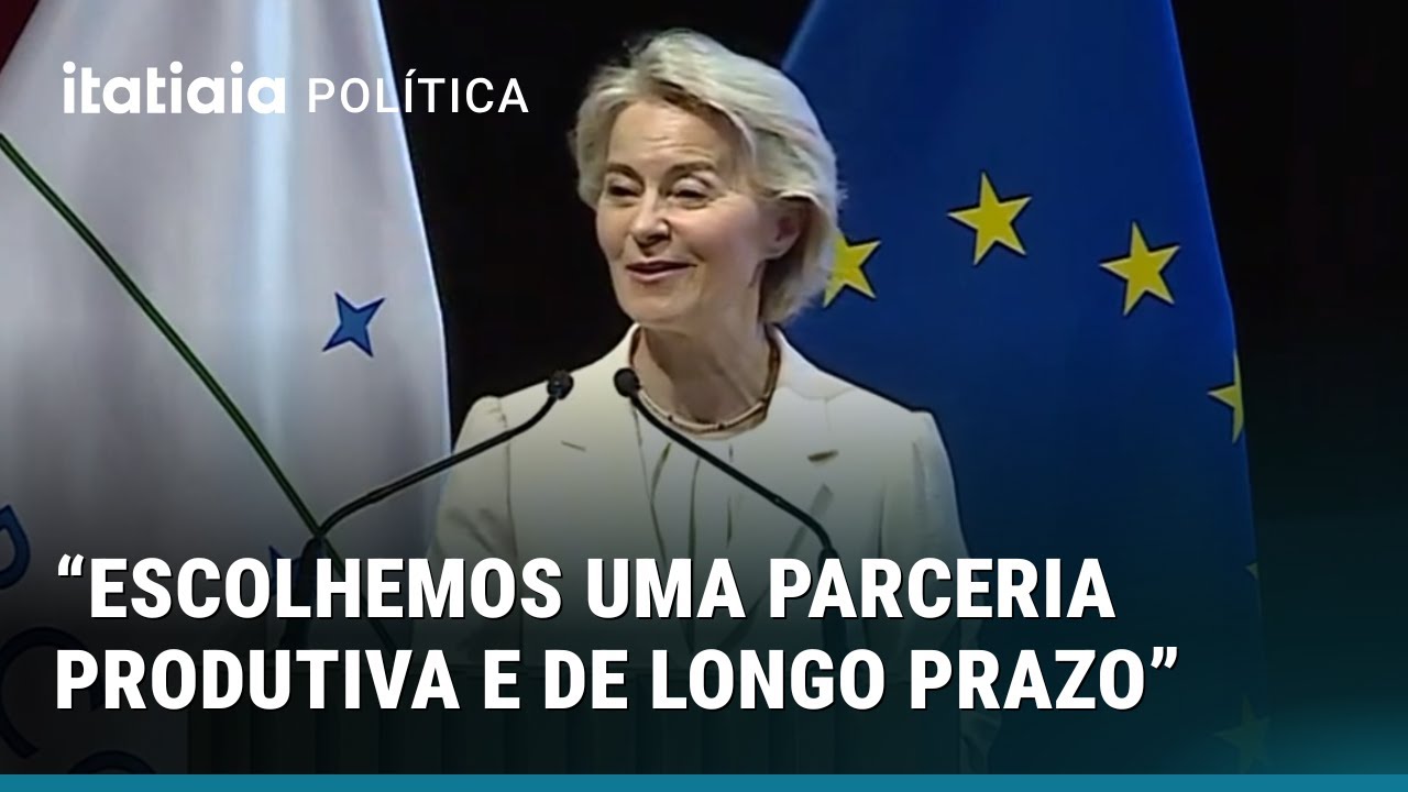URSULA VON DER LEYEN ASSINA ACORDO MERCOSUL-UE: 