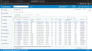 Acumatica - General Inquiry Pivot Tables and Dashboards