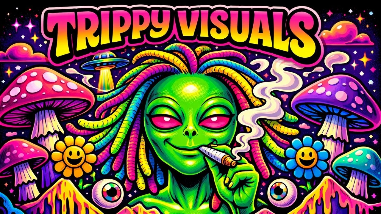 Trippy Dub Visuals | Dub - Techno - Dubstep Psychedelic Mix