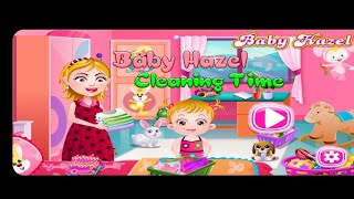 Baby Hazel Cleaning Time Games screenshot 4