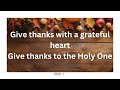 Give Thanks