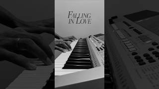 Falling In Love ❣️ | Piano Version.  #fallinginlove #piano #tutorial #englishsongs #viral #music
