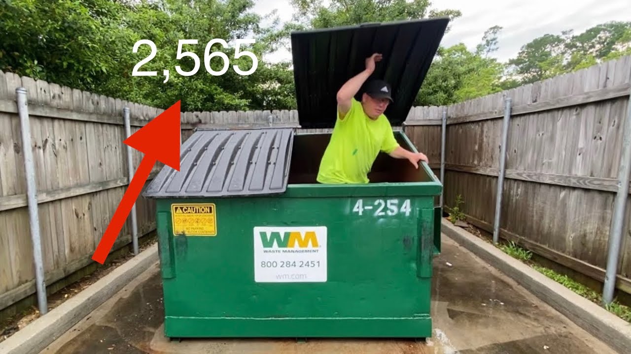 I MADE $2565 PRESSURE WASHING DUMPSTER PADS IN 2 DAYS