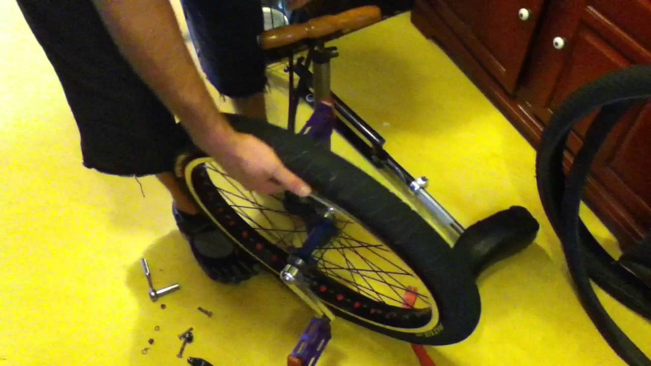 Unicycle Tire Changing The Process and Some Tips YouTube