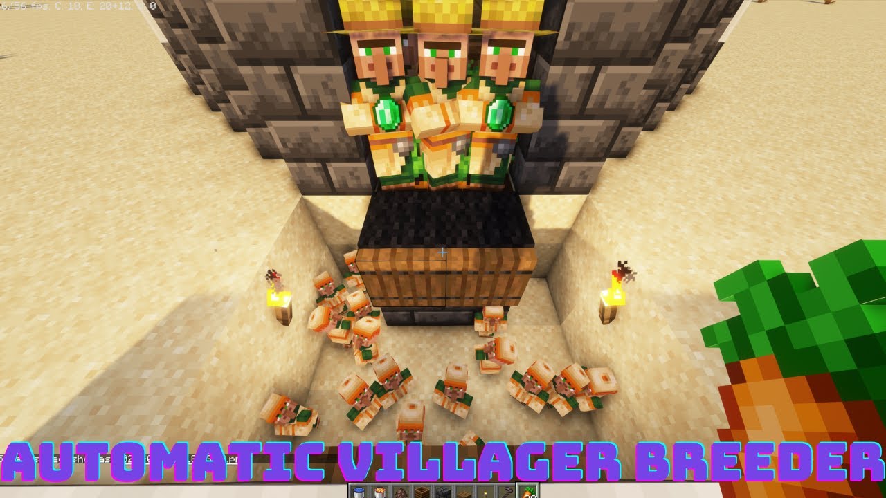 EASY Automatic Villager Breeder in 1.17 - YouTube